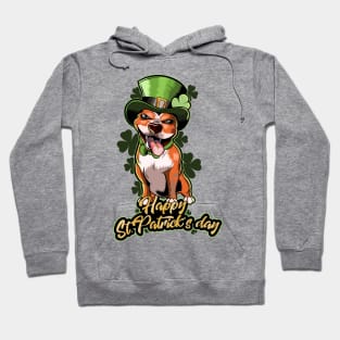 Pit Bull St Patricks Day Cute Leprechaun Dog Hoodie